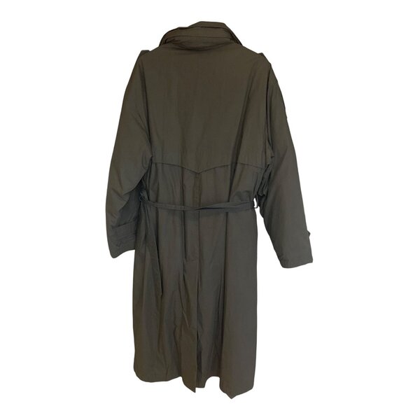 Dash Vintage Mens Coat Size Large Green Puffer Removable Liner Pockets - Picture 11 of 13